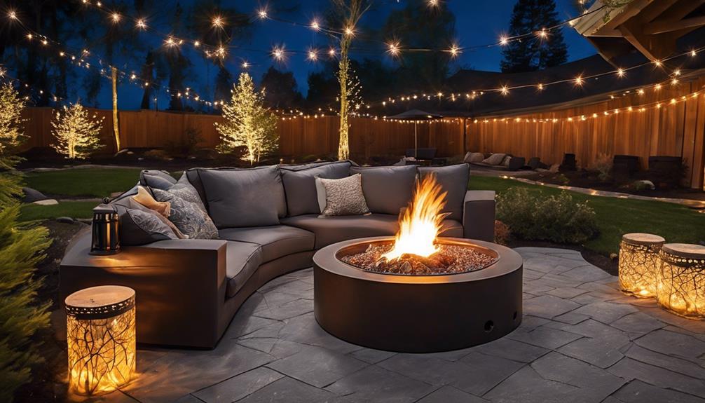 cozy outdoor fire pits