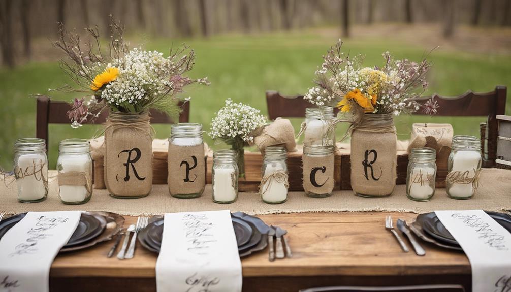 crafting personalized table settings
