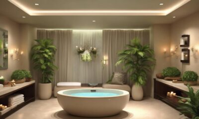 creating a tranquil home spa