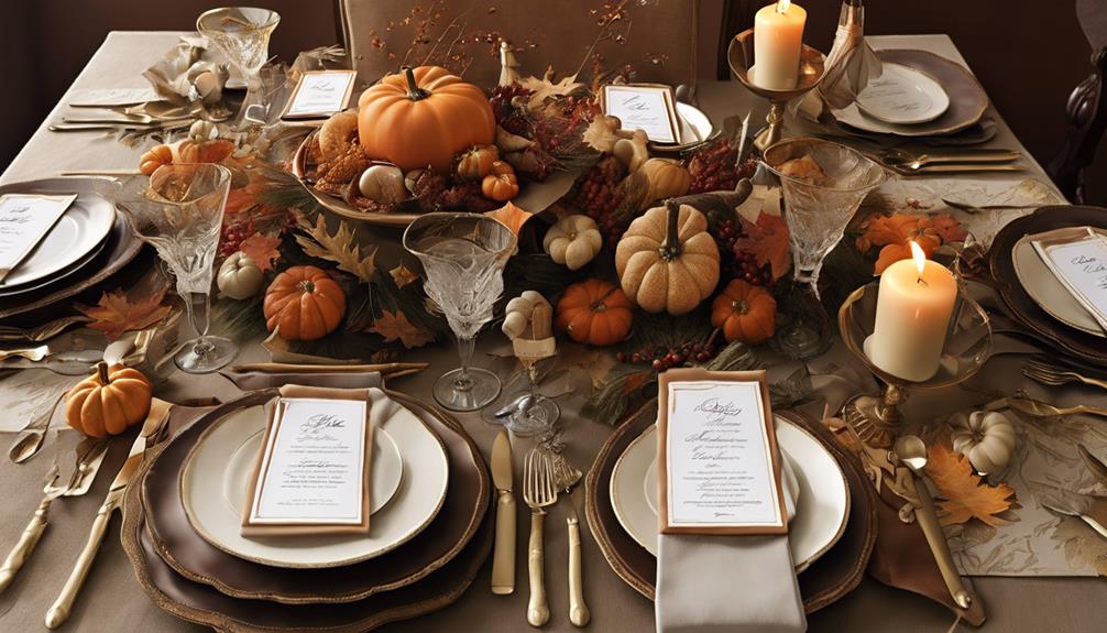 customized table place settings