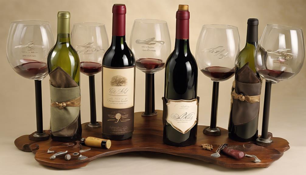 customized wine accessories available