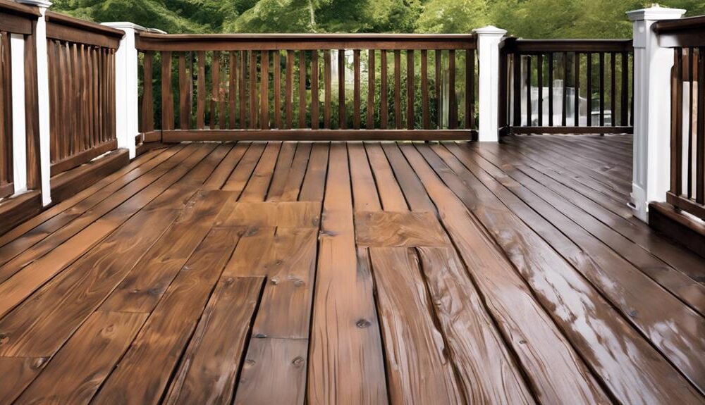 deck wash before staining