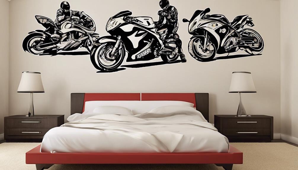 decorate with motorbike decals