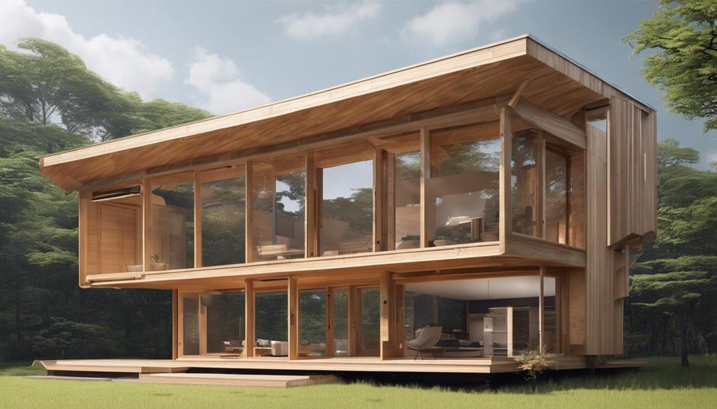 efficient wooden house design