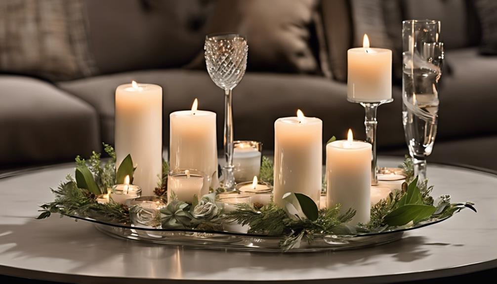 elegant ambiance with candles