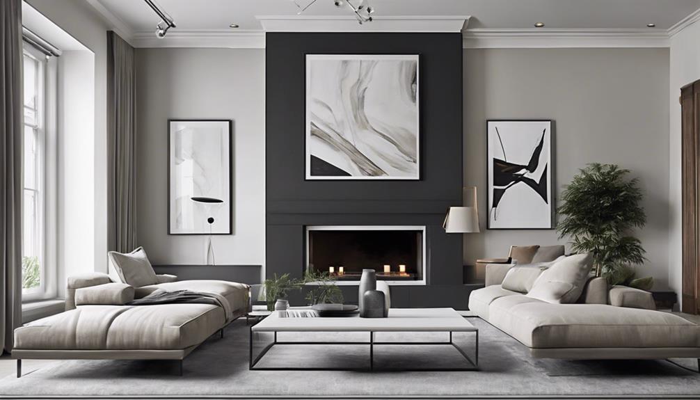 elegant and minimalist decor