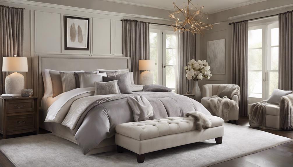 elegant bedding and textures
