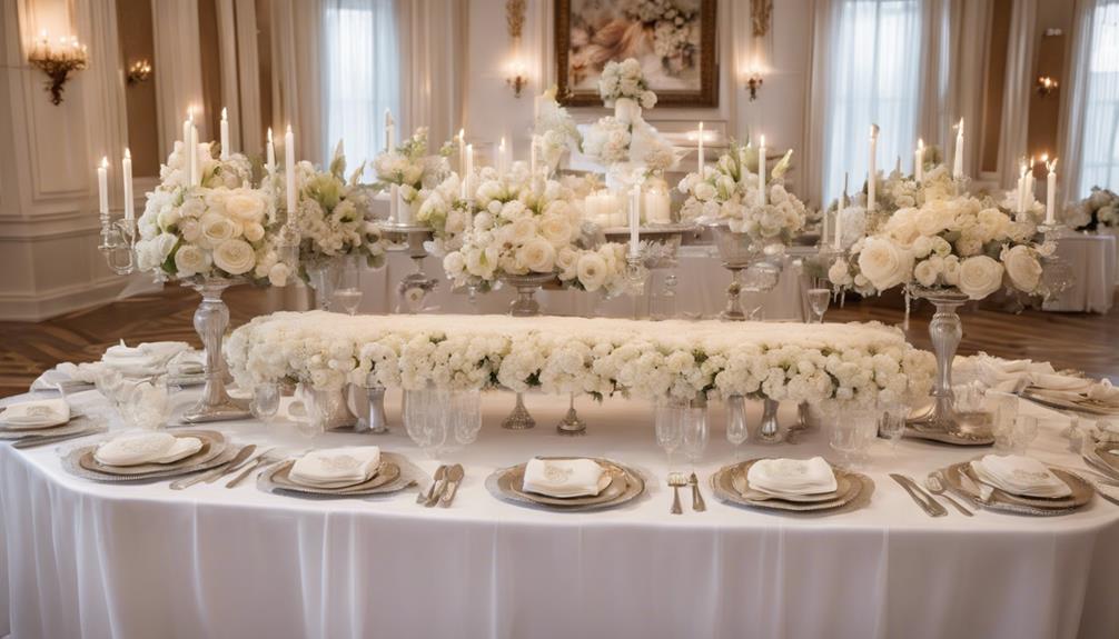 elegant buffet tablecloth variety