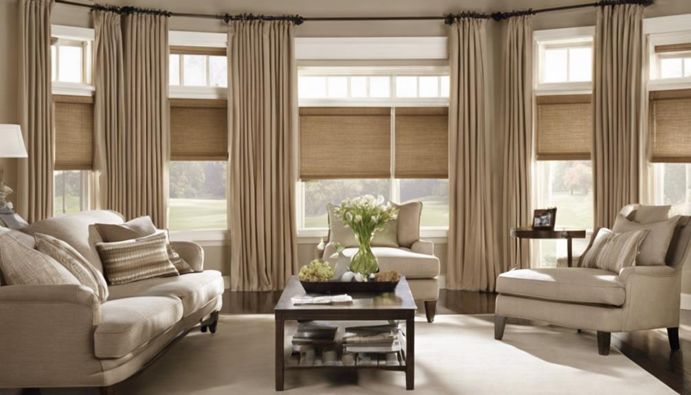 elegant curtains and drapes