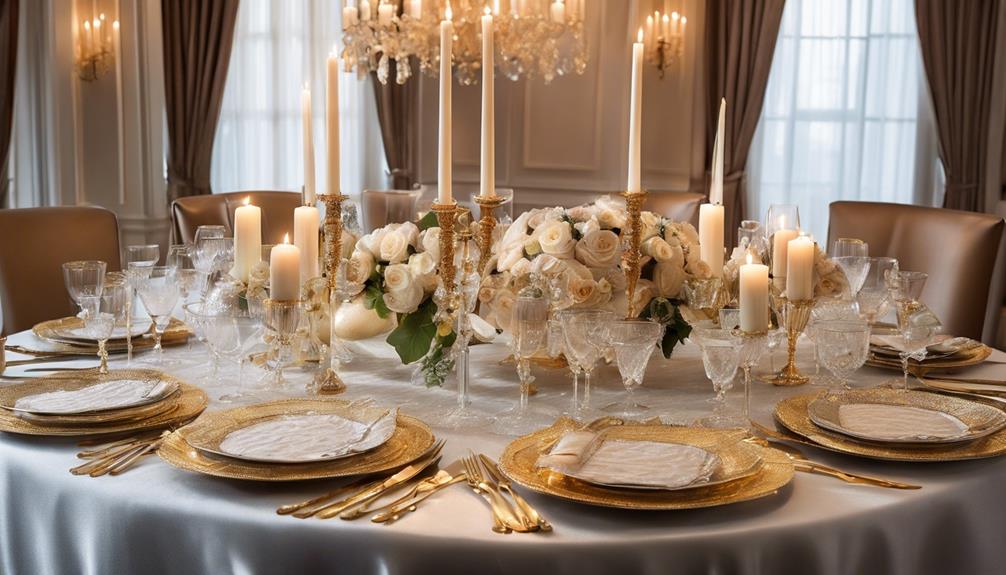 elegant event table decor