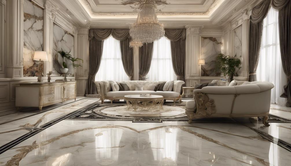 elegant flooring and rugs