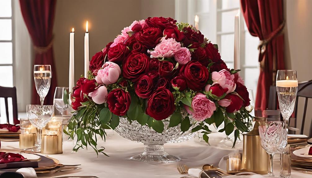 elegant floral arrangements featured