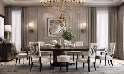 elegant round dining tables