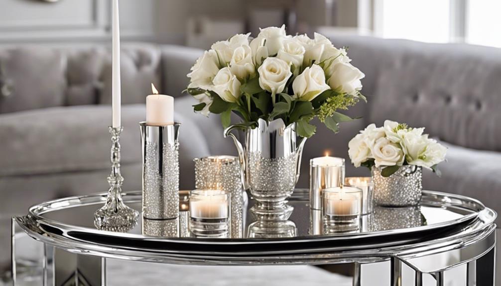 elegant silver home decor