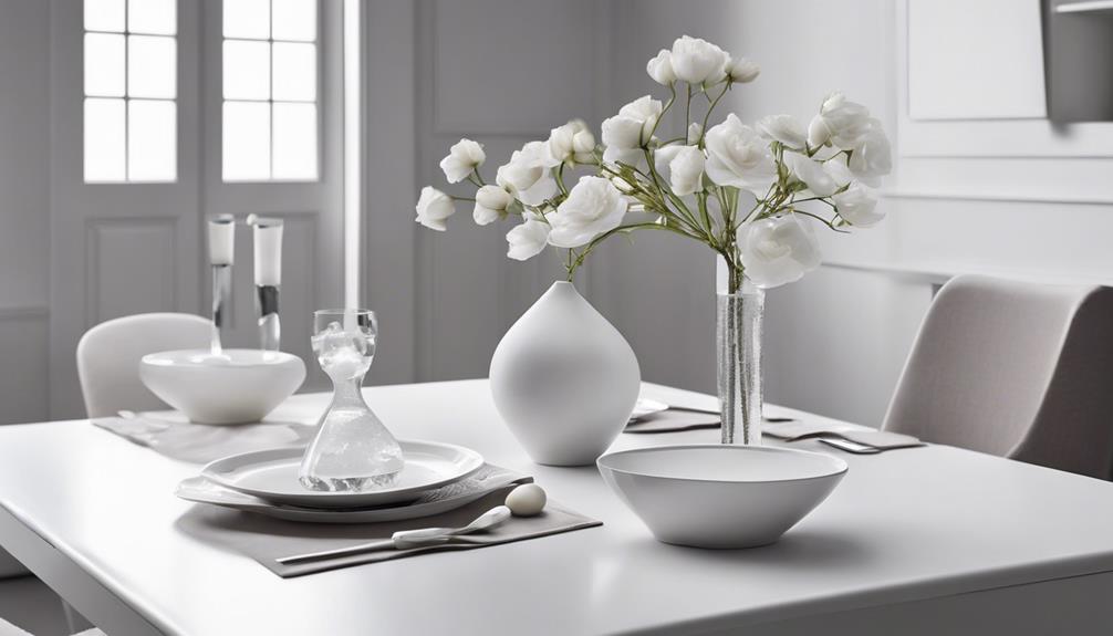 elegant simple table decor
