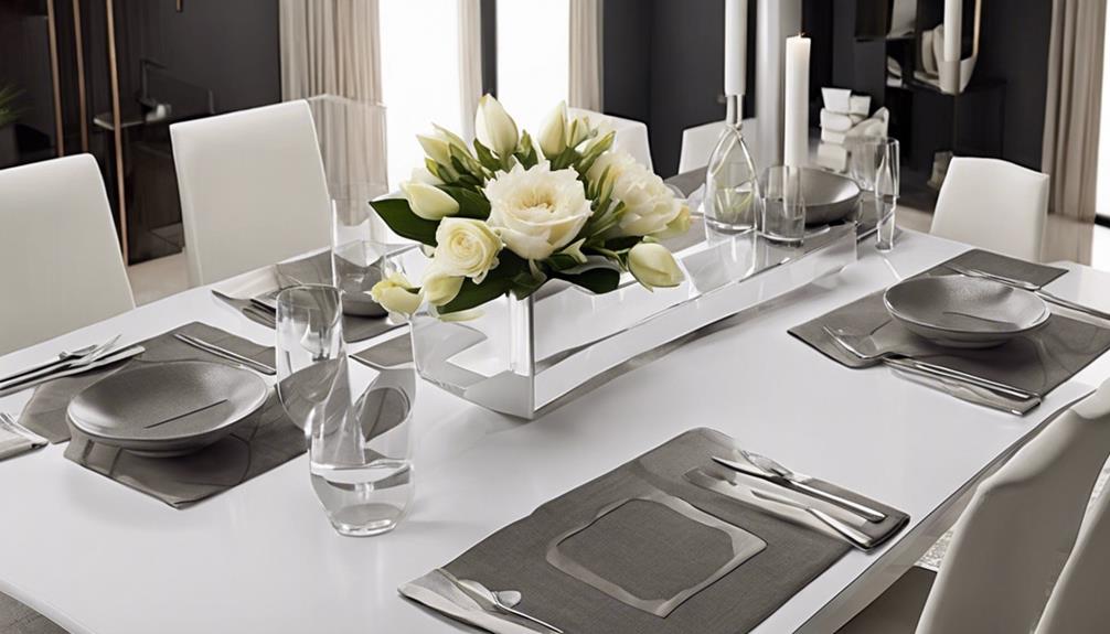 elegant simple table decor