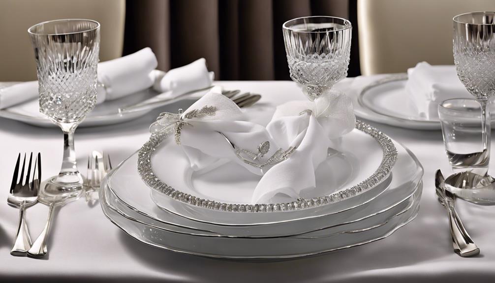 elegant table arrangements displayed