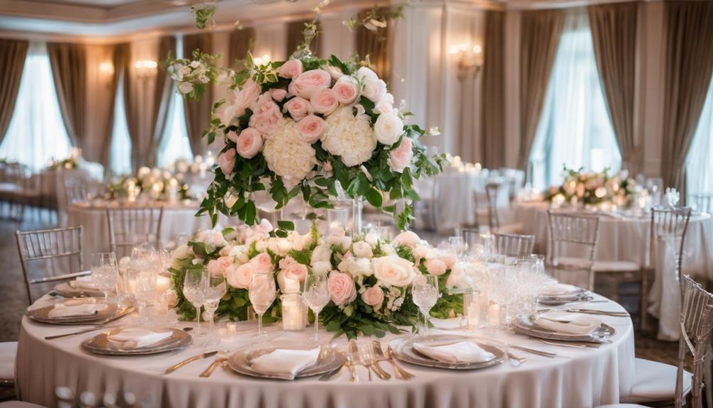 elegant wedding floral arrangements