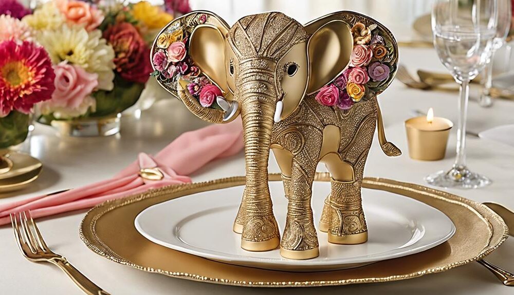 elephant themed table decor ideas