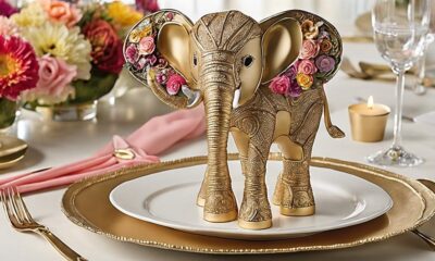 elephant themed table decor ideas