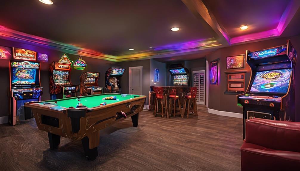 elevate your game room