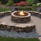 enhance outdoor space with fire pit stones