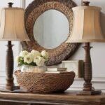 entryway table styling tips