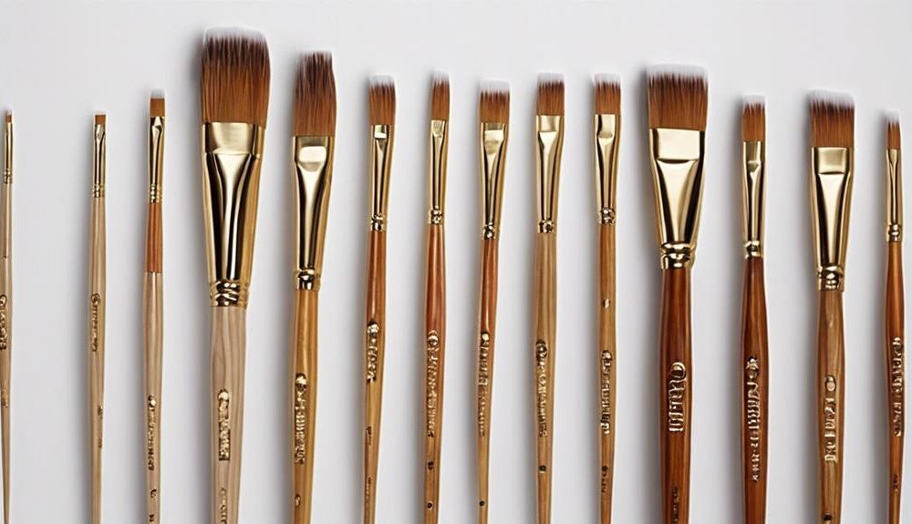 essential paint brushes for artists