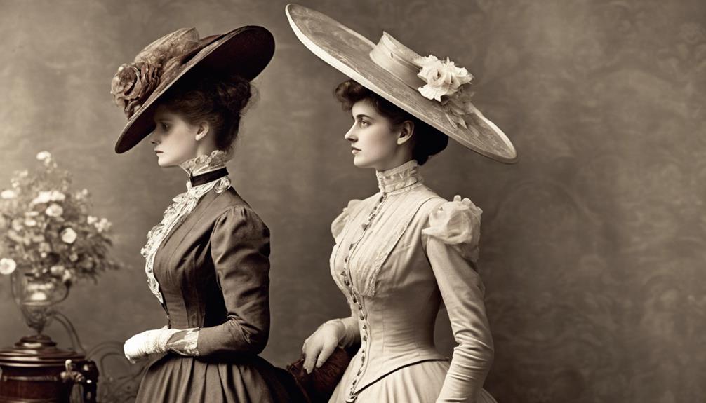 fashion timeline victorian to edwardian
