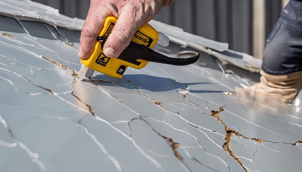 fix small fibreglass cracks