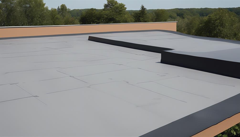 flat roof material selection