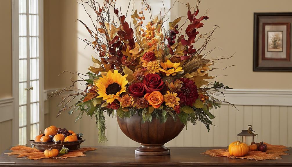 floral arrangement for fall