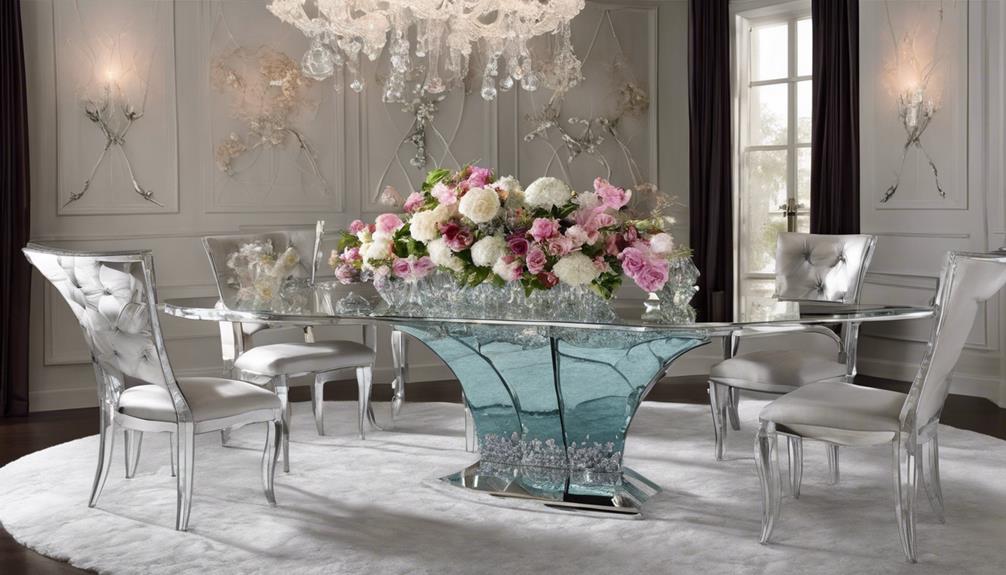 floral arrangements on tables