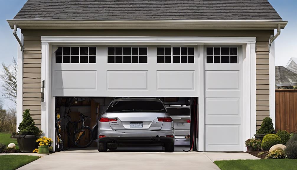 garage door opener placement