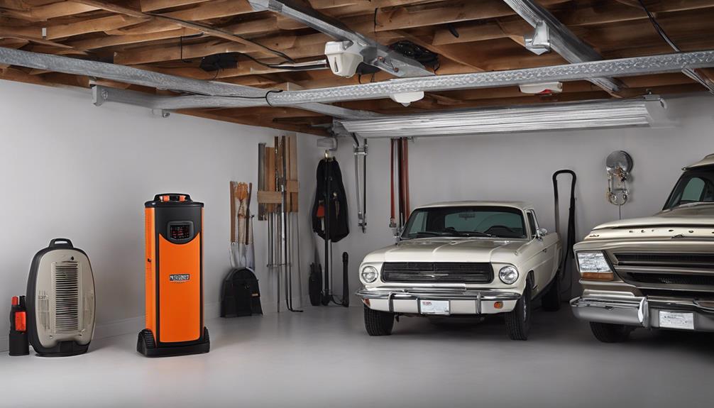 garage space heater selection