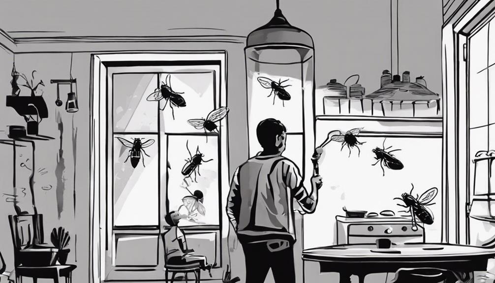 getting rid of indoor flies