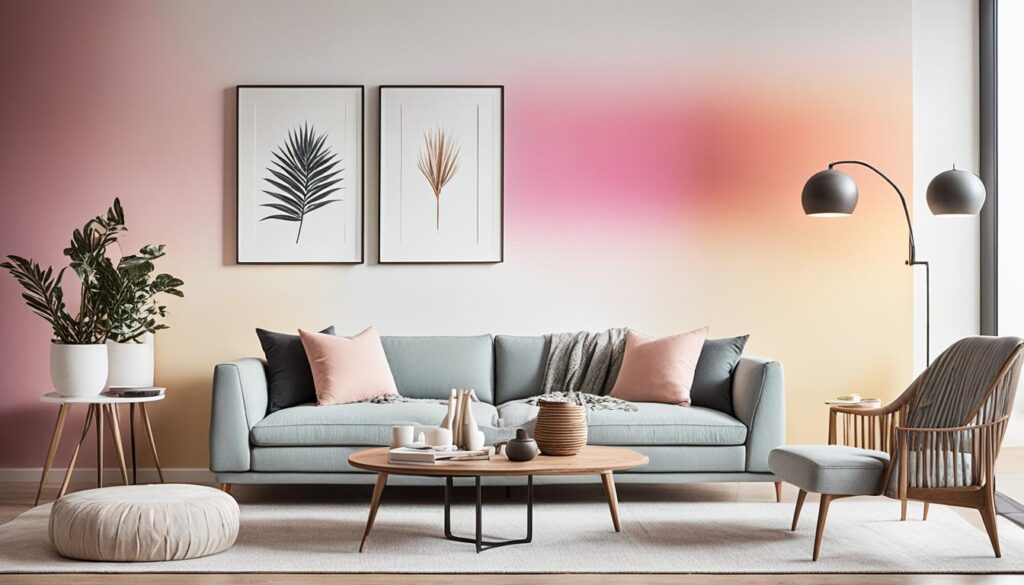 gradation in interior design