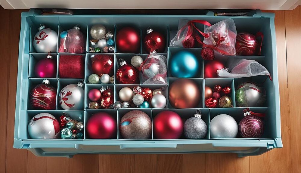 holiday ornament storage solutions