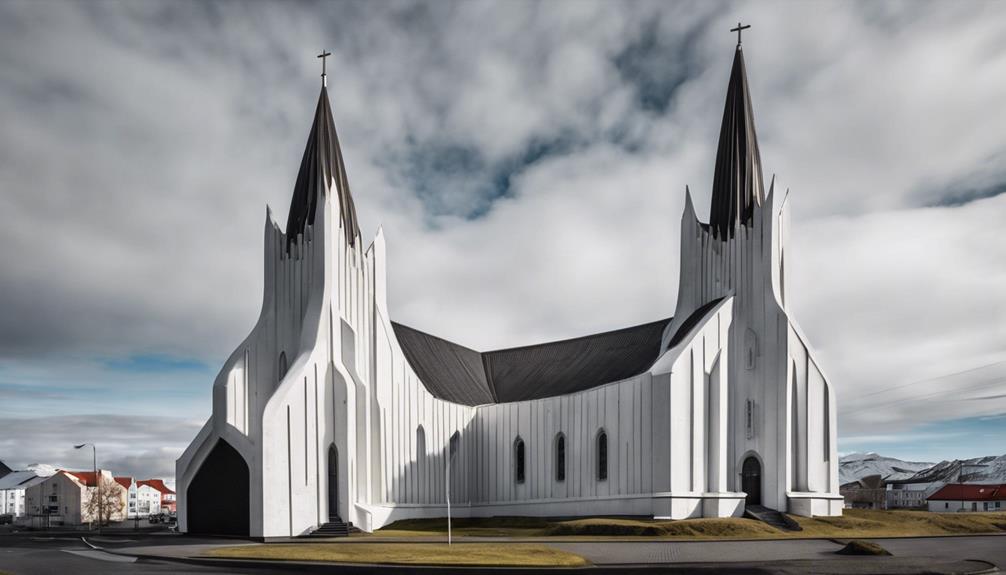 iconic church in reykjavik