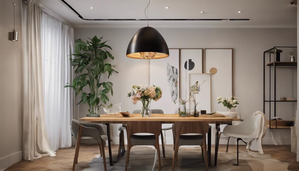 illuminate small dining spaces