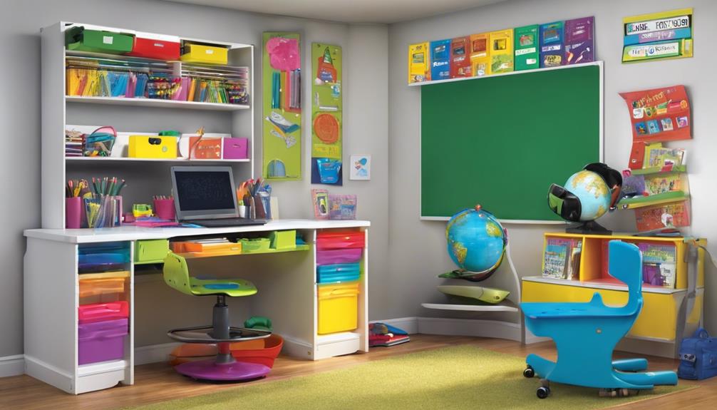 kids desks for studying