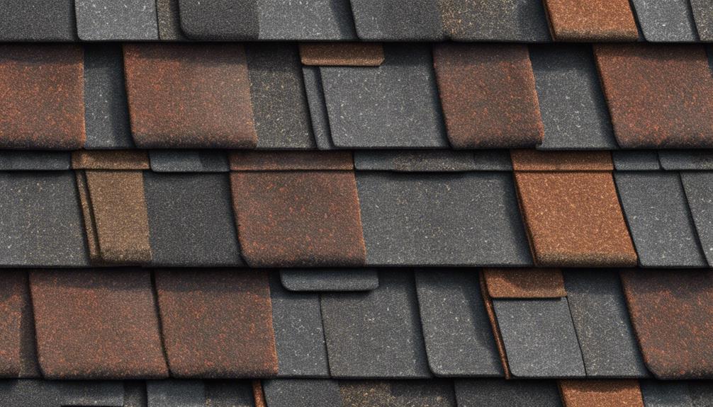 levels of asphalt shingles