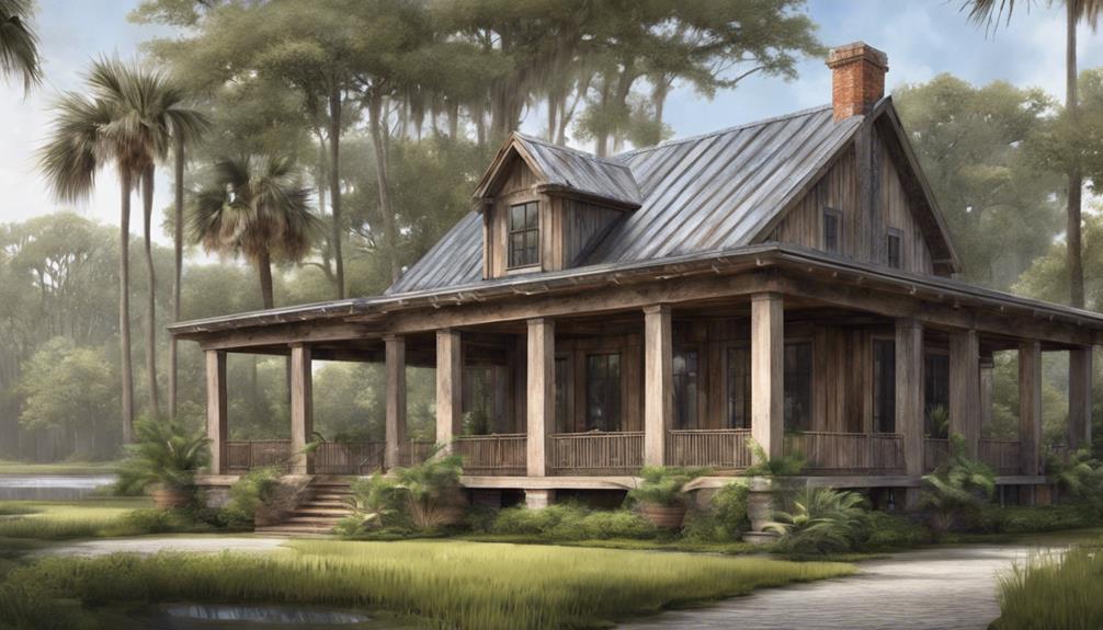 lowcountry style with materials