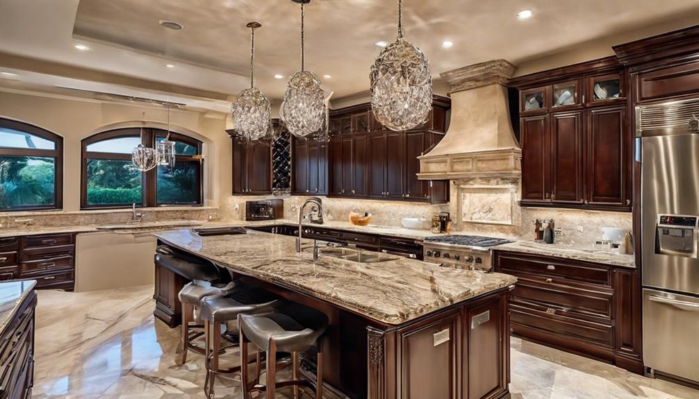luxurious kitchen for cooking