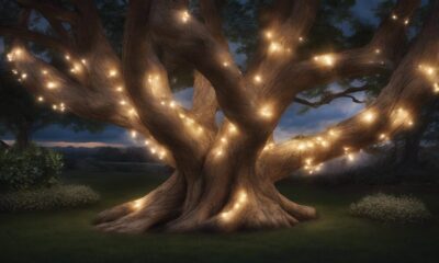 magical outdoor tree lights