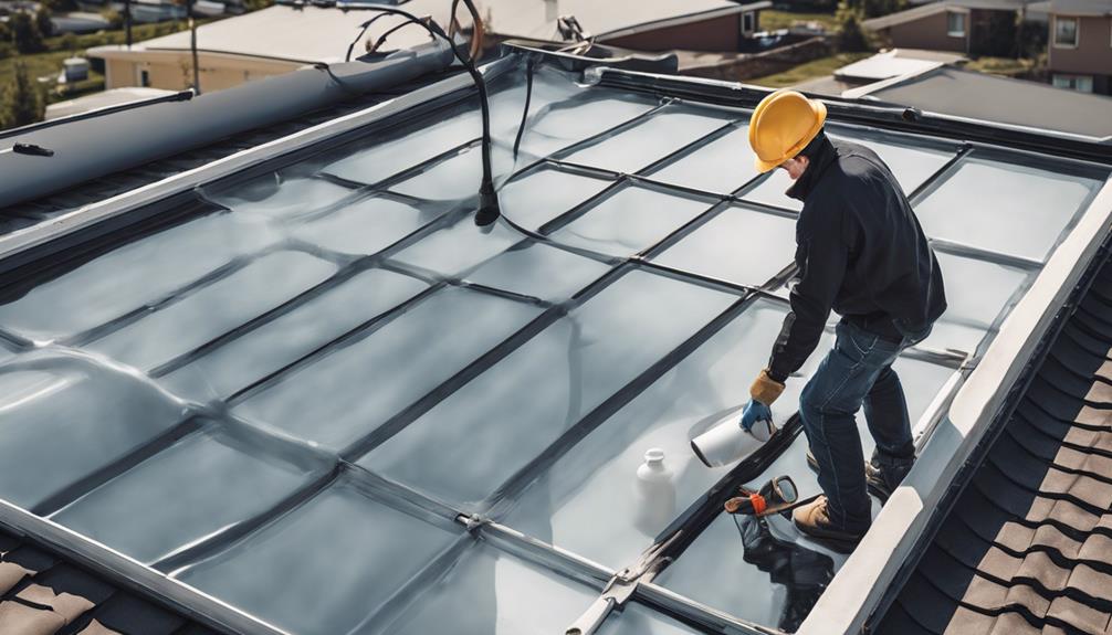 maintaining fibreglass roof properly