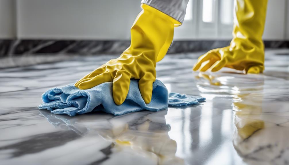 marble floor cleaning tips