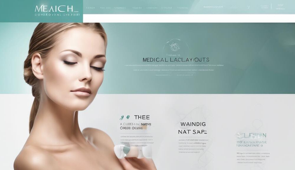 medical spa website design