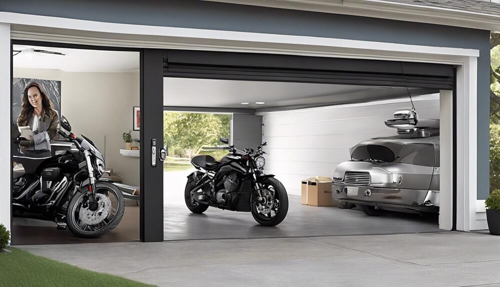 motorcycle friendly garage door openers