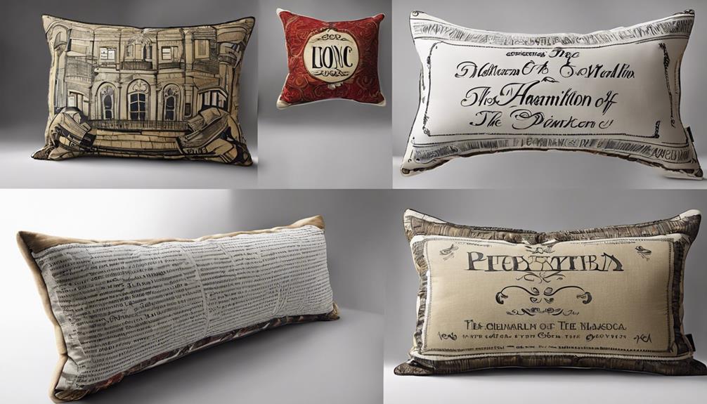 musical themed throw pillow design